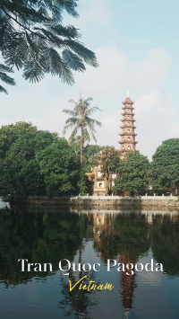 🌅เจดีย์กลางน้ำแห่งฮานอย—มนต์เสน่ห์เฉินก๊วก
