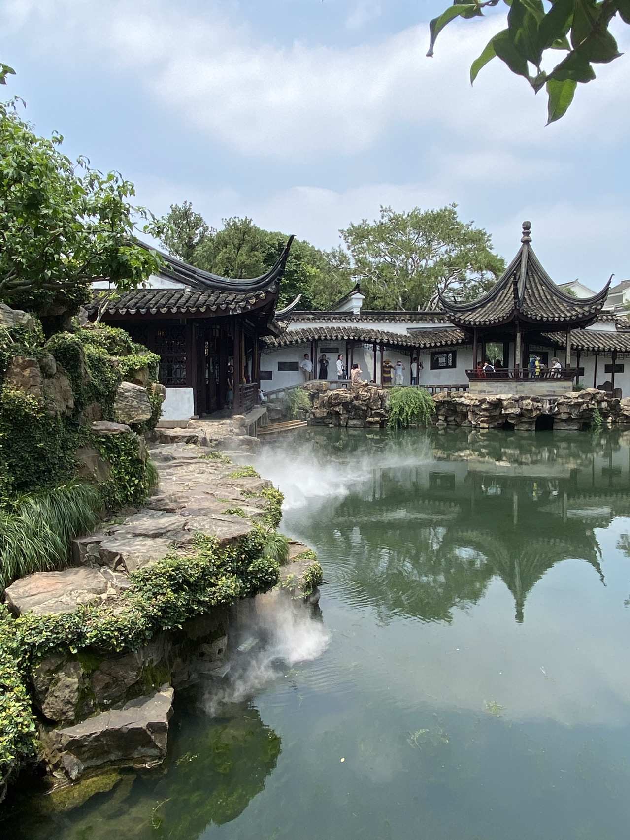 #9月好去處2025  

雖然蘇州四大名園，沒有「網師園」的份兒，但沒有影響我對它的喜愛。

網師園初建於南宋，原名漁隱，後由清朝官員宋元宗購入，改名網師園，網師是漁翁的意思，寓意主人退出官埸歸隱的心境。

網師園屬於宅府園林，大部分建築依水而建，面積不大，但小而精緻，佈局巧妙，亭台樓榭，池塘假山，花窗長廊，美景處處。

圍繞著彩霞池走一圈，走幾步就要停下拍照，無論是飛檐翹角的樓榭，池塘上清雅的荷花，小巧玲瓏的引靜橋（中國園林最小的石拱橋），形態各異的假山，都是打卡點。

來蘇州，一定要來這𥚃，來趟蘇州古典園林的精華遊。 



地址： 蘇州市菇蘇區濶家頭巷11號

開放時間：7:30-17:30 （門票：¥40） 

交通資訊： 地鐵5號綫南園北路站4口，走約10分鐘


#蘇州 #蘇州旅行 #蘇州旅遊 #网师园 #網師園 #蘇州園林 #苏州园林  