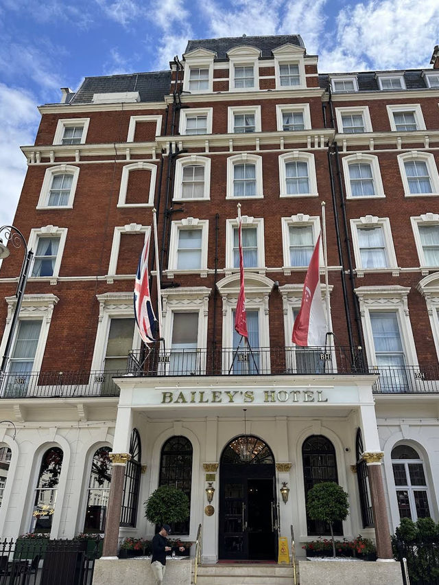 🏨✨ Boutique Heritage Stay at The Bailey’s Hotel, London Kensington 📍