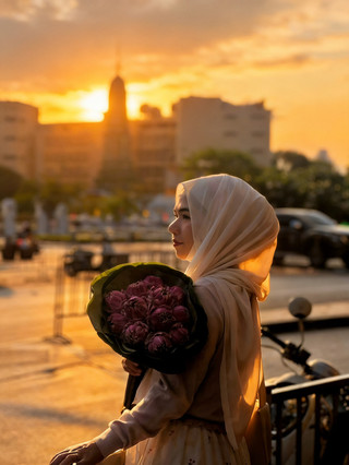 ถ่ายรูปดอกบัวที่ปากคลองตลาด