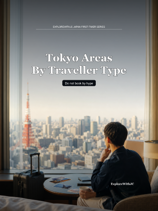 🇯🇵 Tokyo Areas I Would Choose by Traveller Type