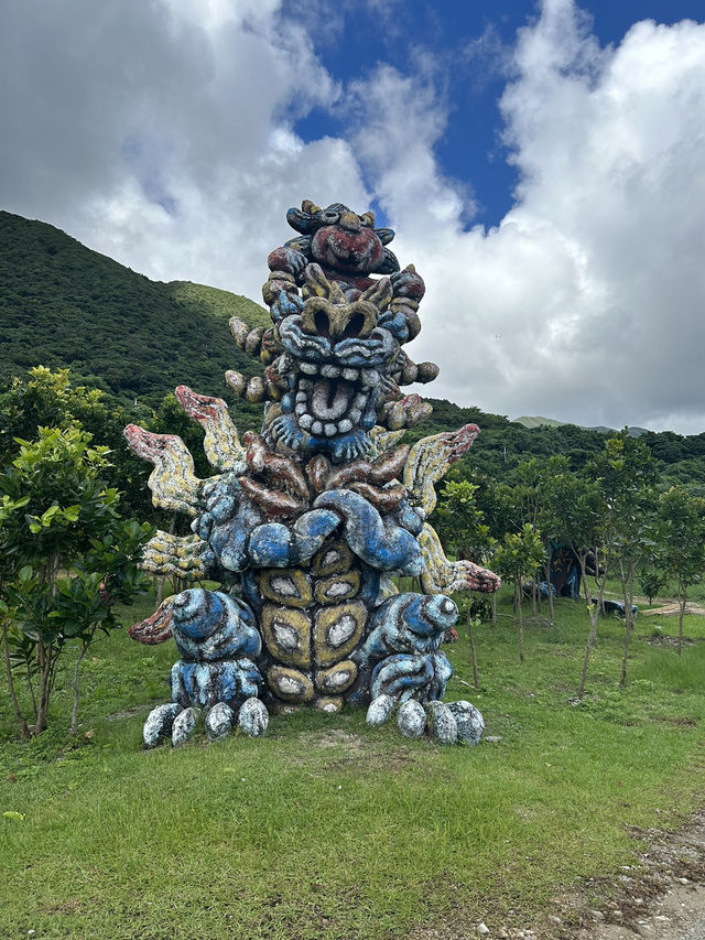 石垣島🇯🇵 色とりどりのシーサーに会える【米子焼工房シーサー農園】
