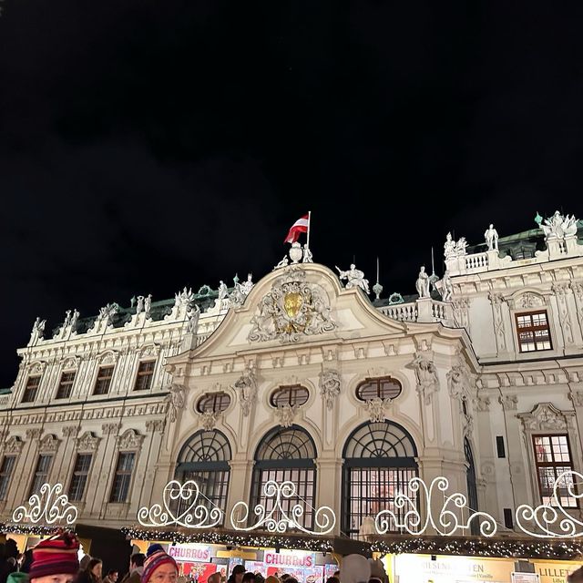 Magical Christmas Market In Vienna