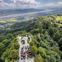 Soak in panoramic views of Zurich for €2!
