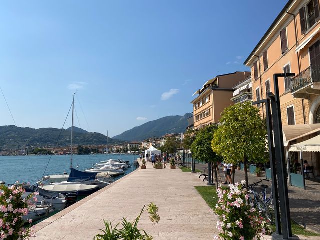 Lake views and mountain moods. #LakeGarda