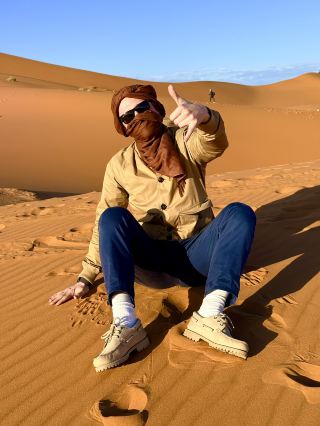 This is REAL SAHARA. AND IT'S COOLER THAN A MOVIE 😏