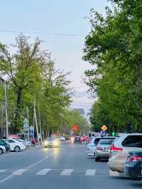 Bishkek, the romantic city at the foot of the Tianshan Mountains.