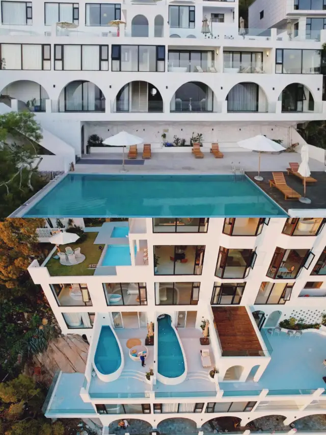 절벽 위의 동굴 수영장 미숙! 270° 직면 일선 해경!!