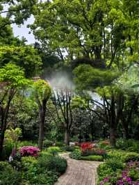 上海市中心的公園都這麼美的嘛！！