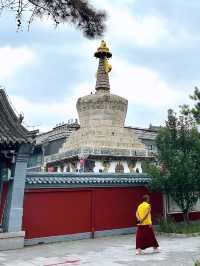 呼和浩特大召寺，是一座藏传佛教格魯派寺院