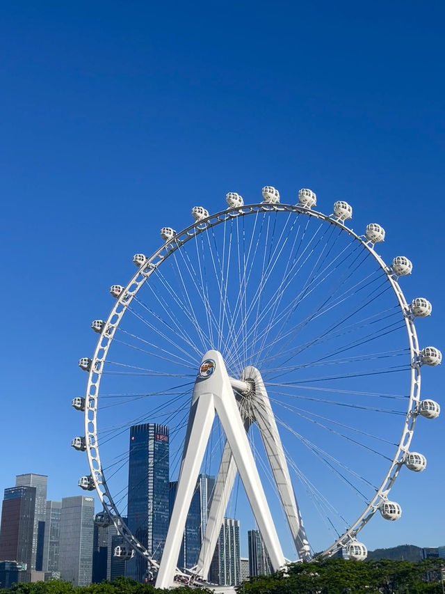深圳夏日浪漫🎡摩天輪吹海風、看日落