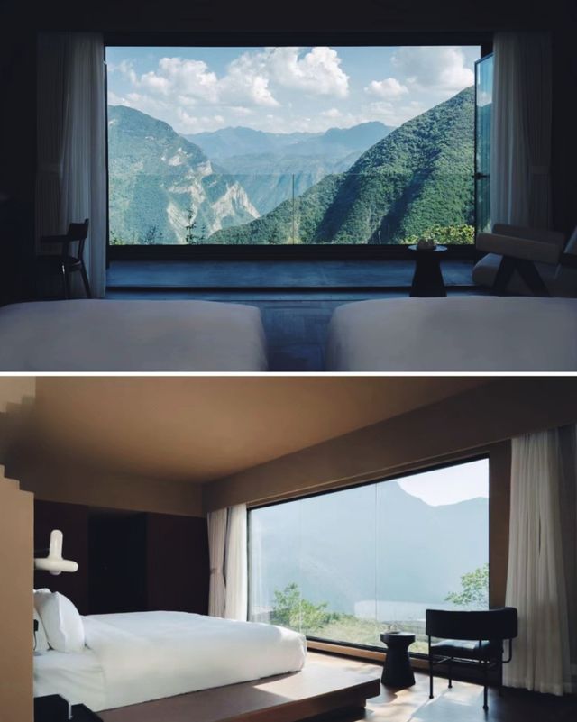 直面峽江秘境！入住與世隔絕的重慶懸崖酒店。