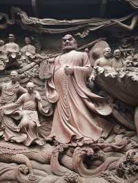 綿陽聖水寺石雕，刀筆之下神韵天成。