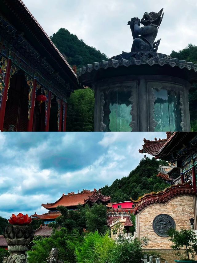 天水寶藏景區「淨土寺」。 天水寶藏景區「淨土寺」。