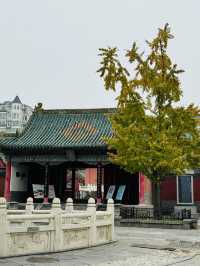 紅牆綠瓦故宮風—鄭州文廟
