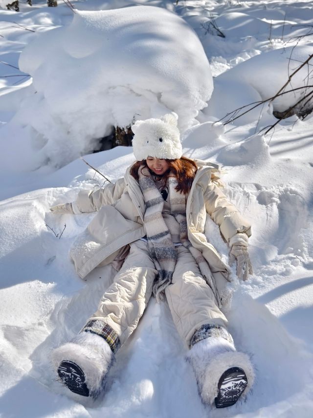 老里克湖徒步||喜歡玩雪的我很開心~~