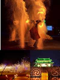 開封打鐵花表演正到爆呀
