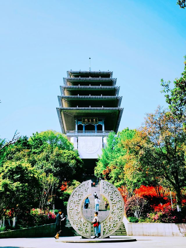 東來閣打卡！親身體驗賽博古風款的九層妖塔