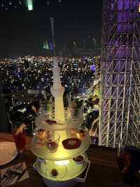 東京浪漫夜景餐廳🥂天空 LOUNGE TOP of TREE