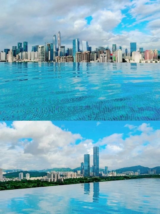 深圳辉盛阁：高空無邊泳的奇幻之旅