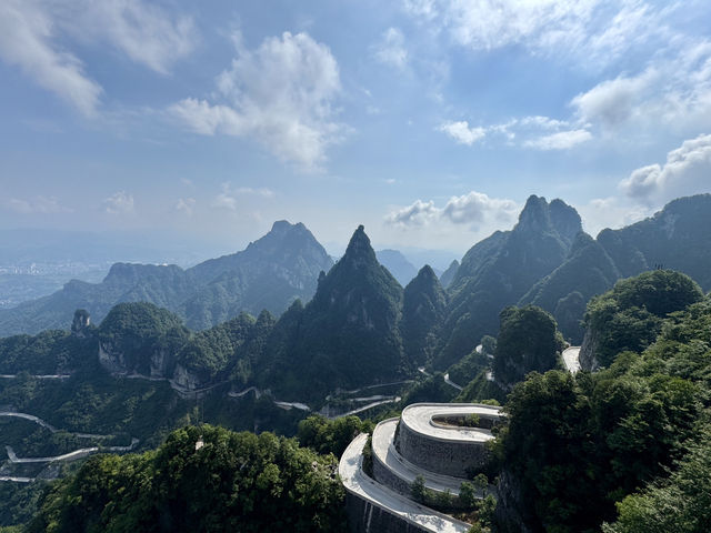 Tianmen mountain is simply breathtaking