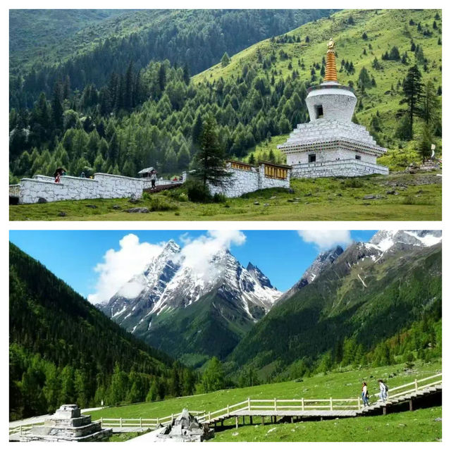 在長坪溝的懸崖邊，住進雪山與星光的私語裡