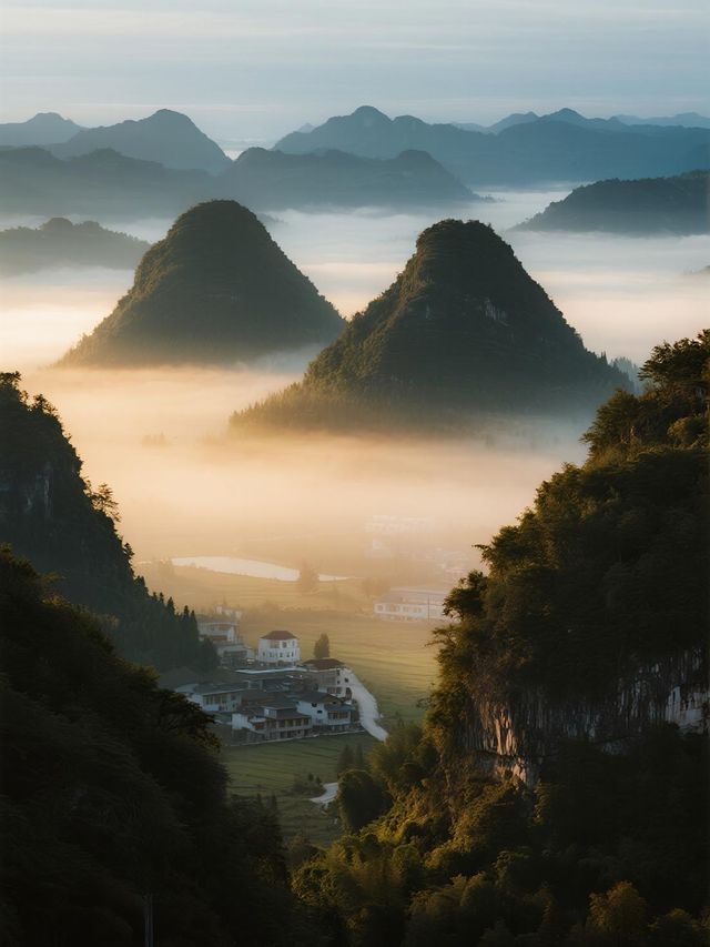 四面山秋日隱藏景點！土地岩壁畫，附拍攝攻略​
