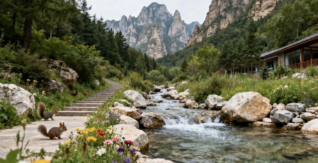 冬季必打卡！保定淶源白石山溫泉度假區玩雪+泡湯攻略