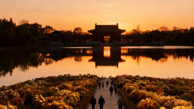 古台聽戲·園林雅韻​. 竹徑通幽·清暑閒亭