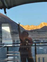 太幸運了吧，不僅看到了日出還看到了冰花