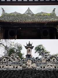 四川,藏在古村裡的精美祠堂