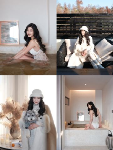 冬のプライベート温泉 | 武漢周辺のステイケーション