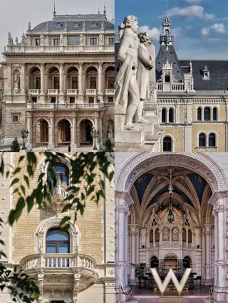 โรงแรมดับเบิลยู บูดาเปสต์ ผสมผสานสีสันสดใสเข้ากับพระราชวังเก่าแก่อันสง่างาม