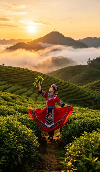 Hidden in Hubei's tea mountains are amazing ways to enjoy tea! You can pick tea, taste tea, and even take a tea bath.