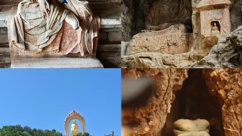 Niche temple blessing guide — traveler post in Ju County