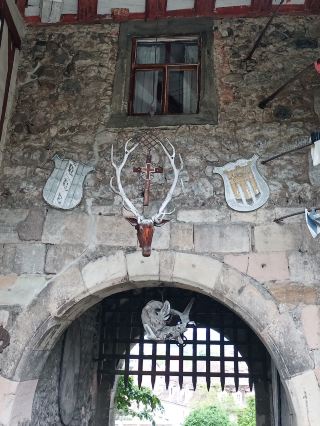 Historical landmark in Bregenz, Austria