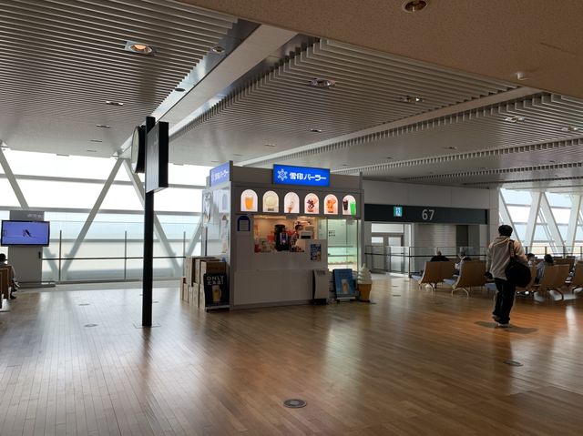 新千歳空港国際線制限エリアへ　新千歳空港から海外へ
