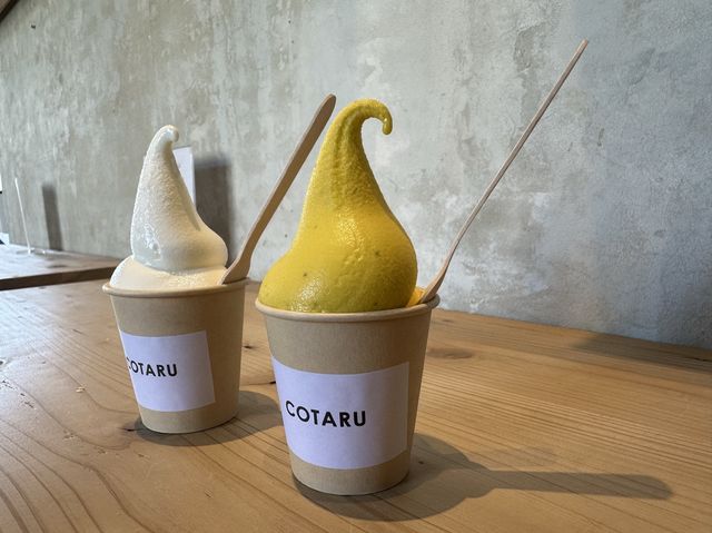 北海道・小樽。限定のかぼちゃ🎃ソフトクリームが美味しいお店『COTARU』