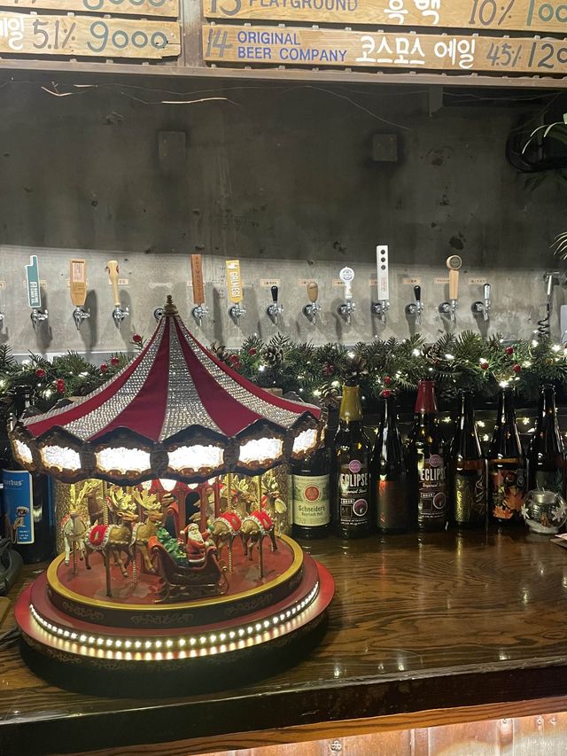 연말느낌🎄 느낄수 있는 서울 펍 문래 ’올드문래‘