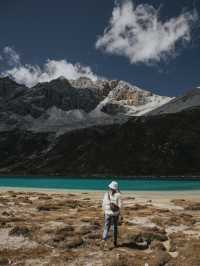 The famous hike to the milk lake in Yading