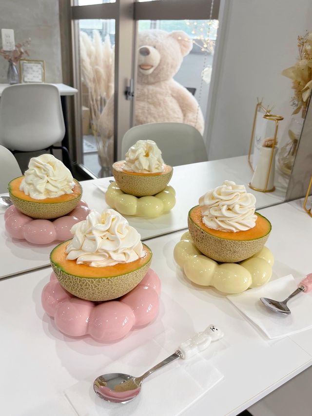 【北九州カフェ】大人気メロンパフェ🍈🍦