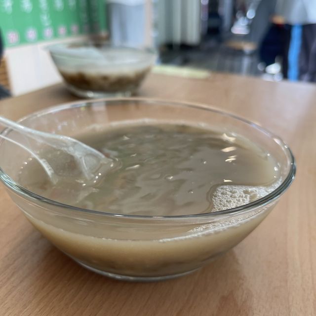 老闆：來碗台南慶中街綠豆湯！