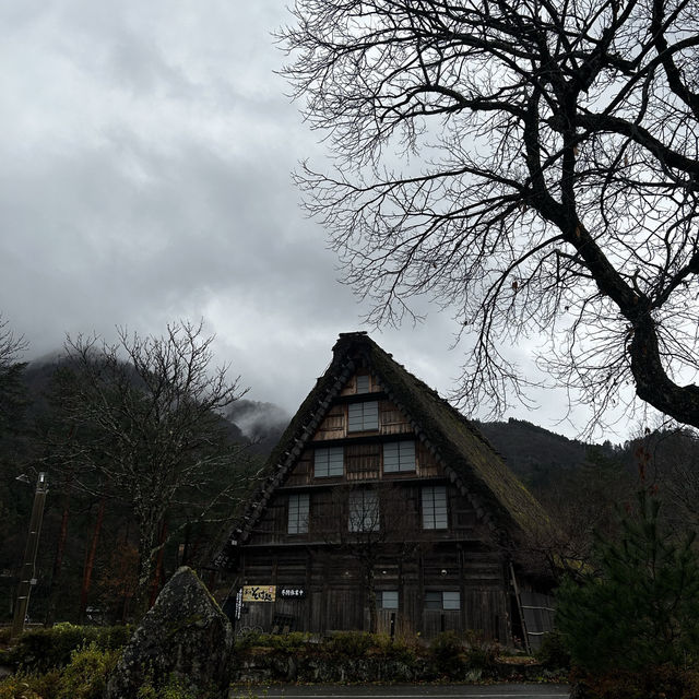 Retro Traditional Japanese houses 