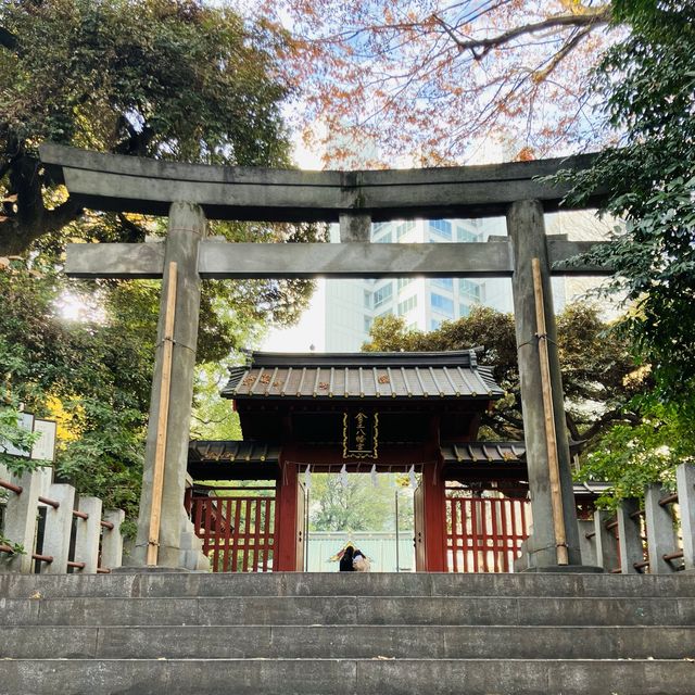 渋谷のど真ん中にある神社 - 金王八幡宮 -