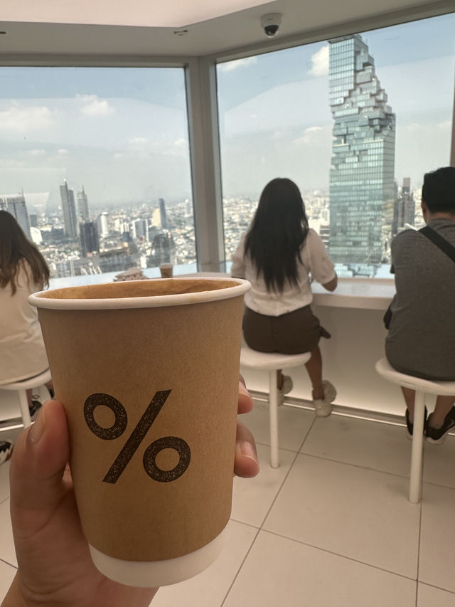 📍%Arabica คาเฟ่วิวสูง ณ ชั้น 55 ตึก empire 