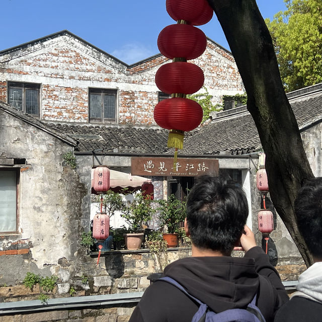 蘇州平江街散步|楊柳垂下的美景真是太銷魂了