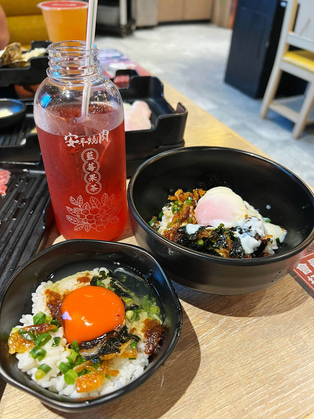 「盡情吃到飽燒肉，價格優惠」