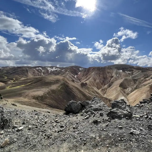 Mount Bláhnjúkur hike
