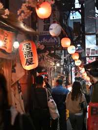 Tokyo’s most popular eating street in Shinjuku 🍱🍢🍡