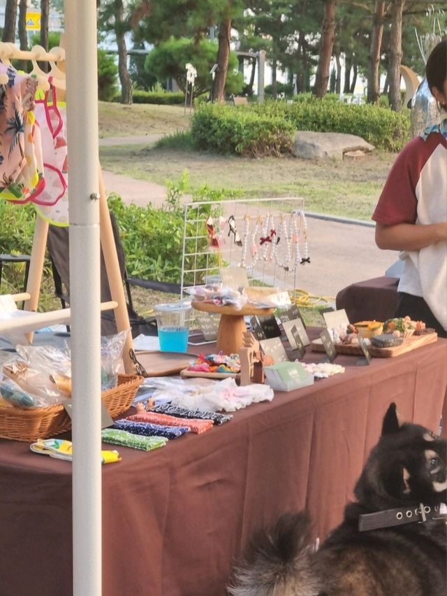 한옥마을 야시장